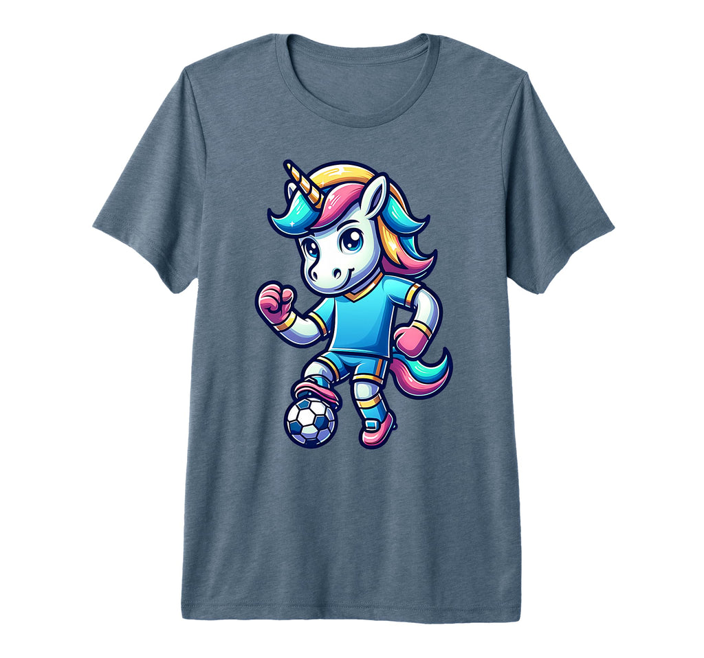 Footballer Unicorn Fans Soccer Team T-Shirt - Fun Novelty Design Unisex - T-Shirt, Sweatshirt, Hoodie