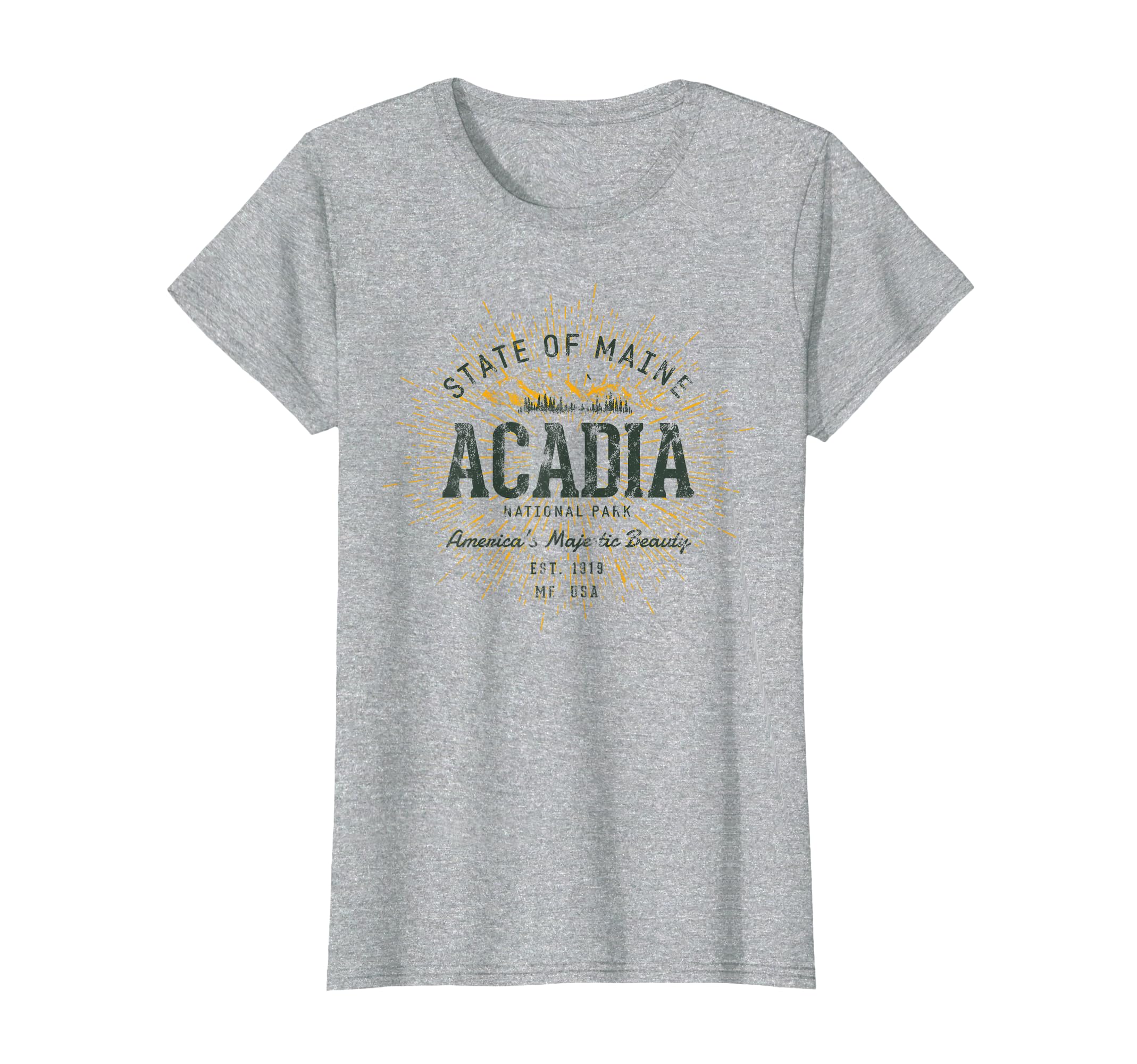 Acadia National Park T-Shirt - Minimalist Print Men Women - T-Shirt, Sweatshirt, Hoodie