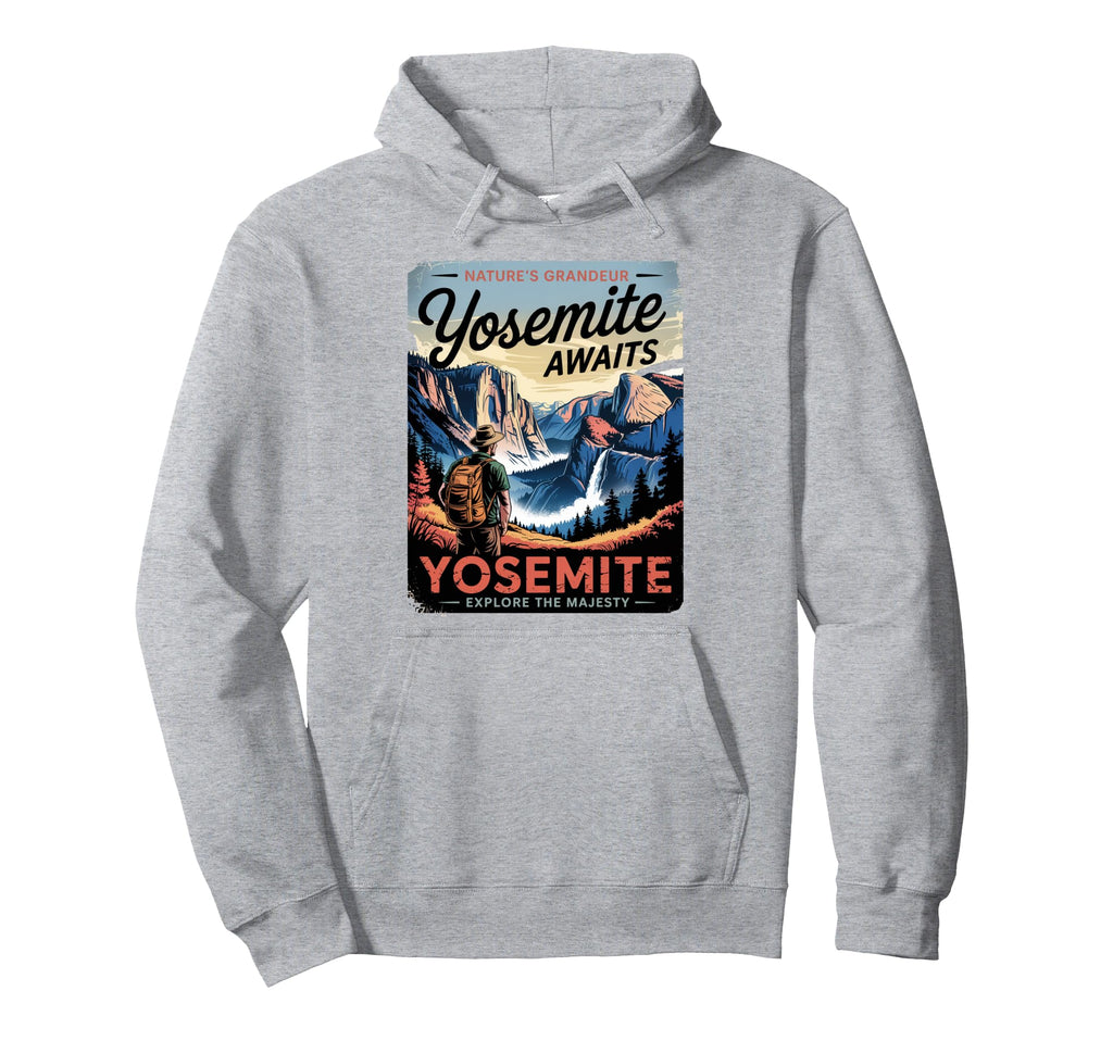 Yosemite Half Dome Yosemite Hoodie - Aesthetic Graphic Unisex - T-Shirt, Sweatshirt, Hoodie