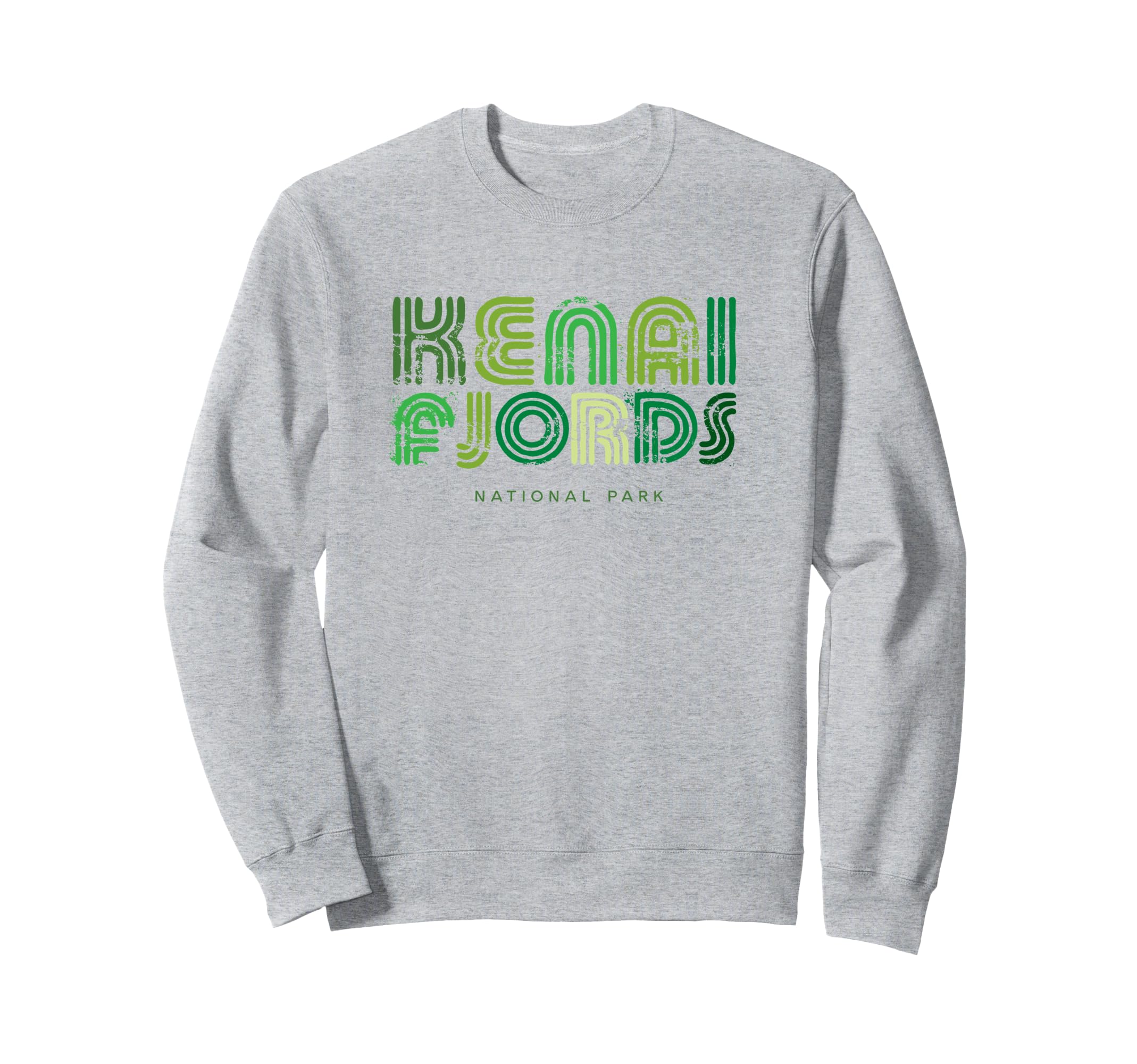 Kenai Fjords National Park 70S 80S Type Sweatshirt - Novelty Apparel Unisex - T-Shirt, Sweatshirt, Hoodie
