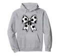 Soccer Game Day Soccer Lover Coquette Bow Hoodie - Novelty Apparel Unisex - T-Shirt, Sweatshirt, Hoodie