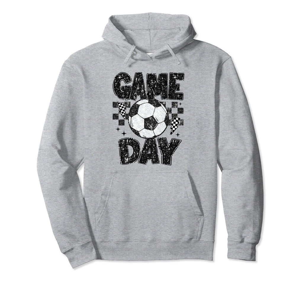 Game Day Soccer Life Soccer Mama Hoodie - Casual Everyday Wear Men Women - T-Shirt, Sweatshirt, Hoodie