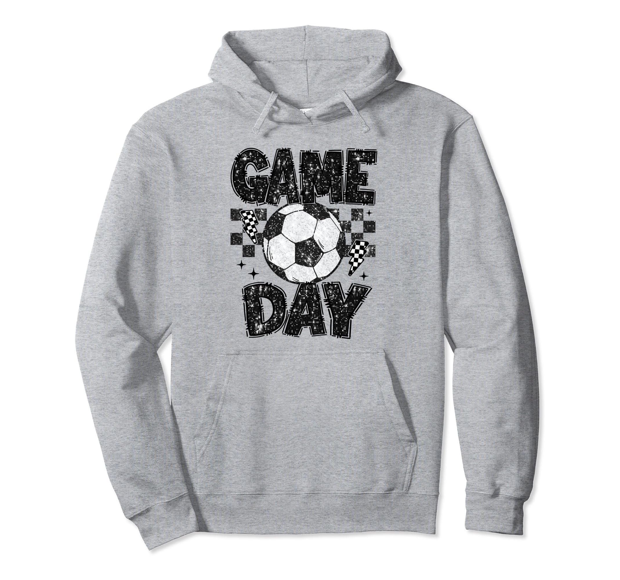 Game Day Soccer Life Soccer Mama Mom Hoodie - Unique Graphic Unisex - T-Shirt, Sweatshirt, Hoodie