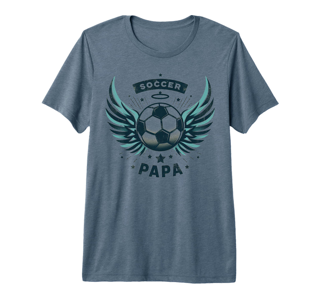 Soccer Papa Family Matching Dad T-Shirt - Trendy Graphic for Adults - T-Shirt, Sweatshirt, Hoodie