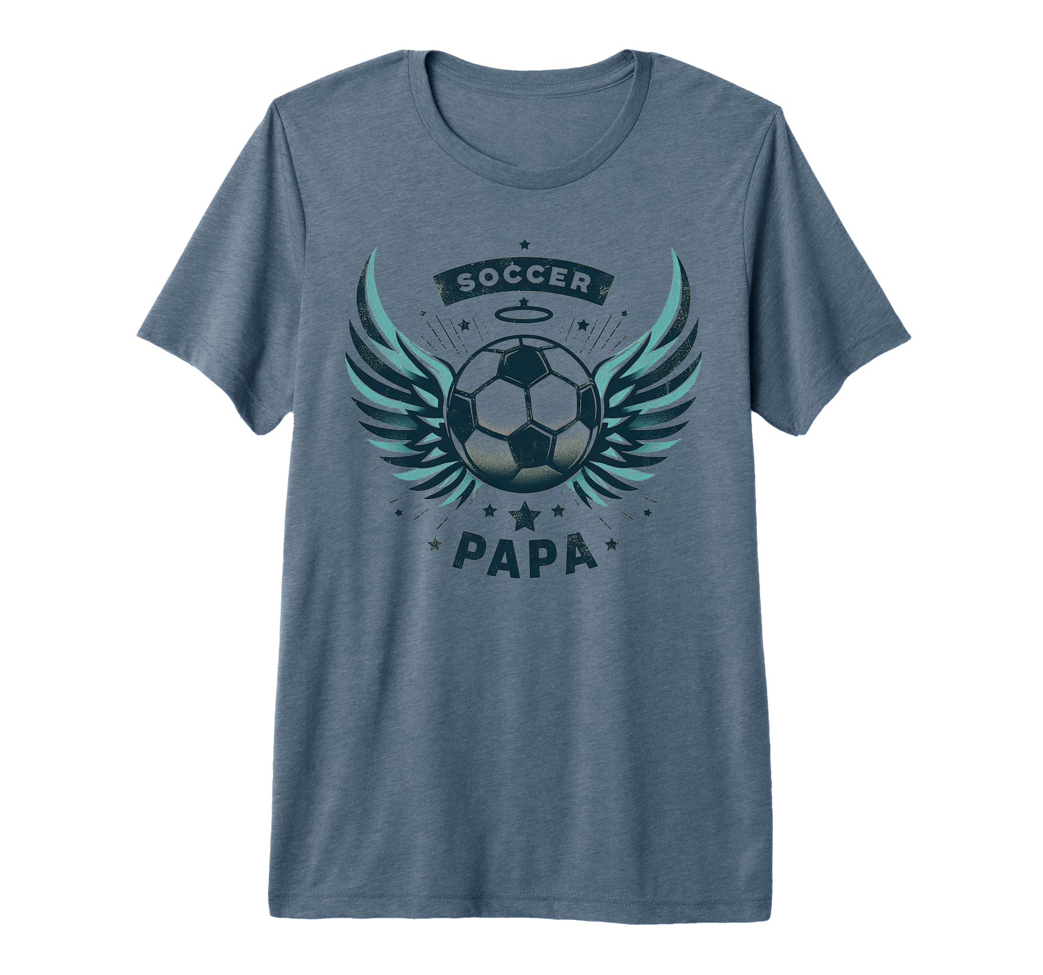 Soccer Papa Family Matching Dad T-Shirt - Trendy Graphic for Adults - T-Shirt, Sweatshirt, Hoodie