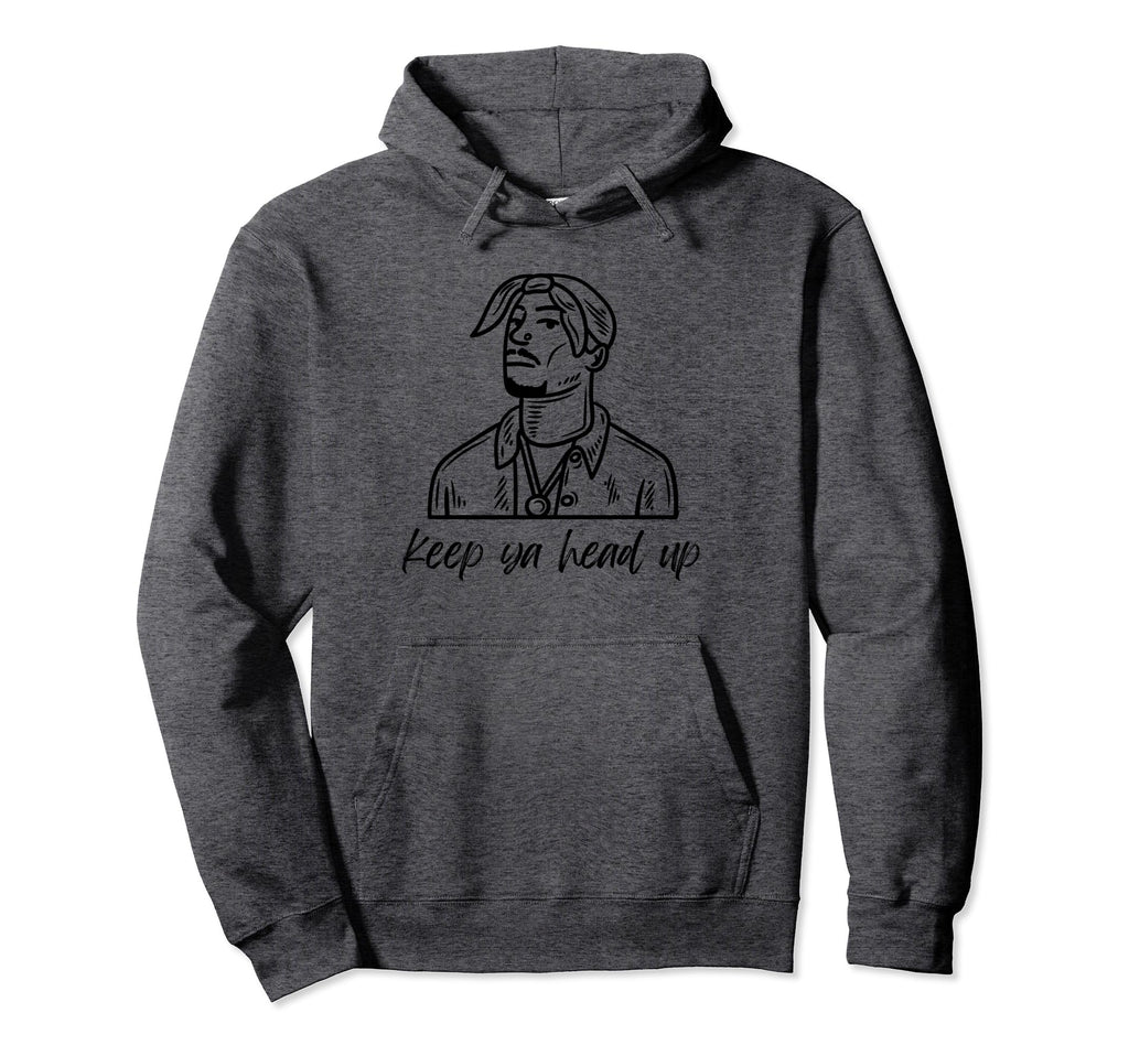 Keep Your Head Up Old School Hip Hoodie - Casual Everyday Wear for Adults - T-Shirt, Sweatshirt, Hoodie