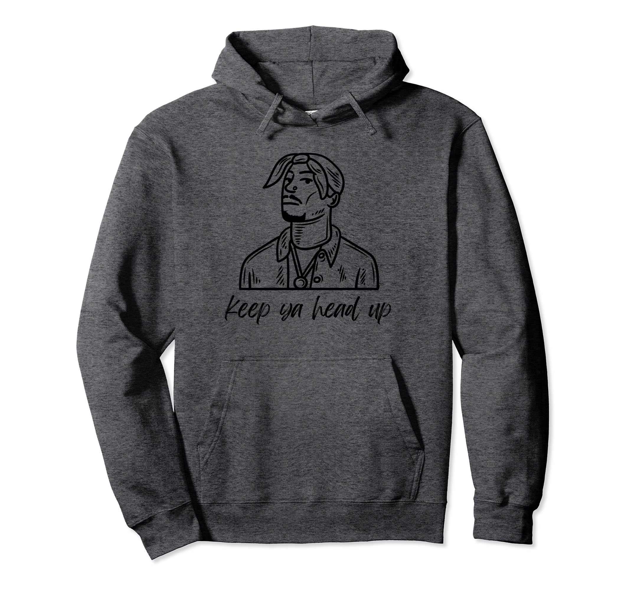 Keep Your Head Up Old School Hip Hoodie - Casual Everyday Wear for Adults - T-Shirt, Sweatshirt, Hoodie