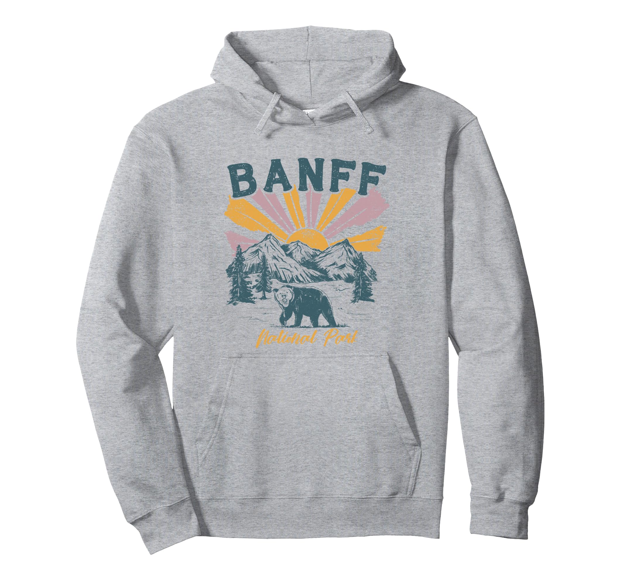 Banff Canadian National Park Souvenir Hoodie - Custom Art Print Unisex - T-Shirt, Sweatshirt, Hoodie