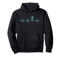 Soccer Player Lifeline Heartbeat Hoodie - Aesthetic Graphic for Adults - T-Shirt, Sweatshirt, Hoodie
