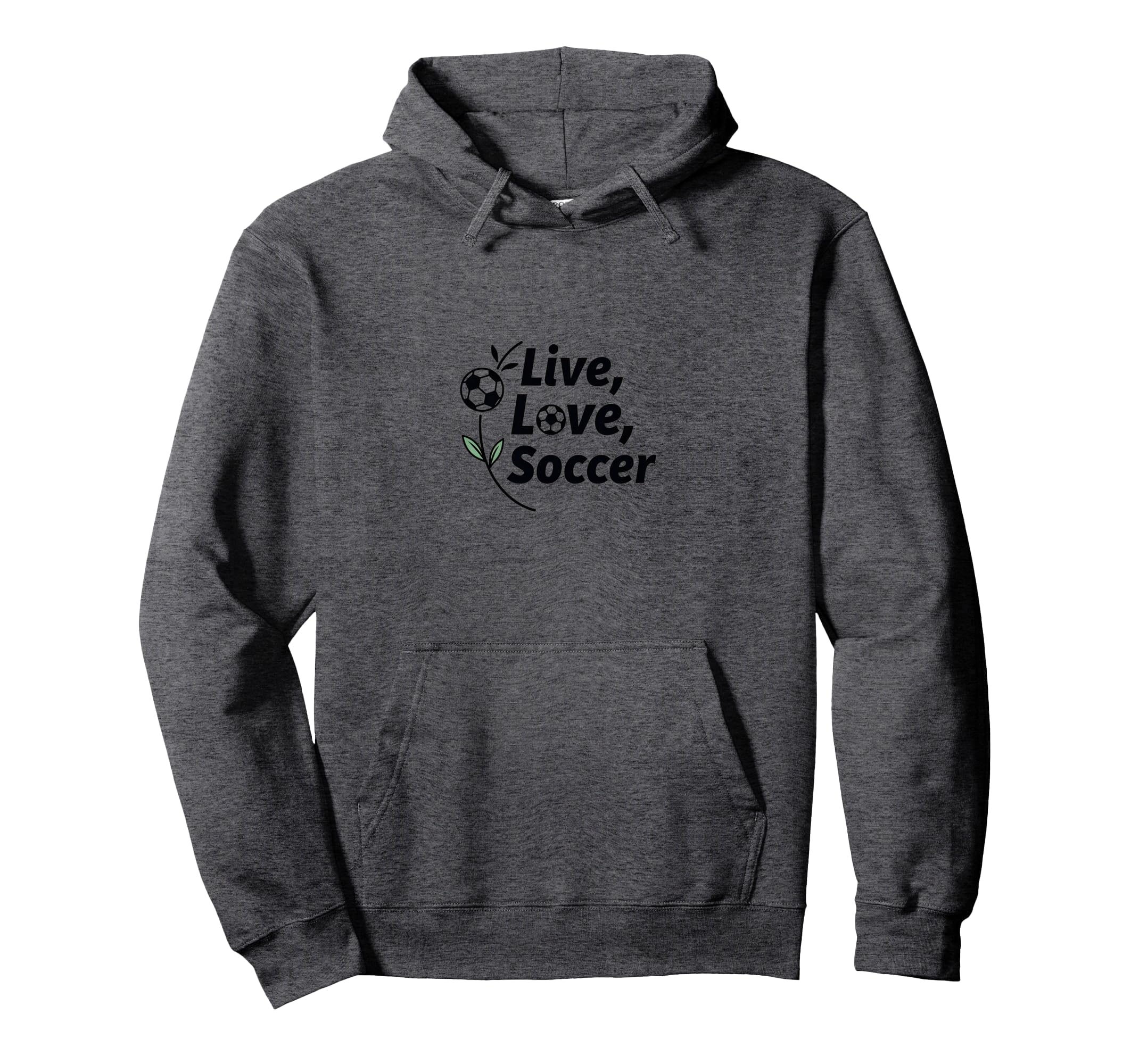 Live Love Soccer Womens Sports Passion Hoodie - Custom Art Print Unisex - T-Shirt, Sweatshirt, Hoodie