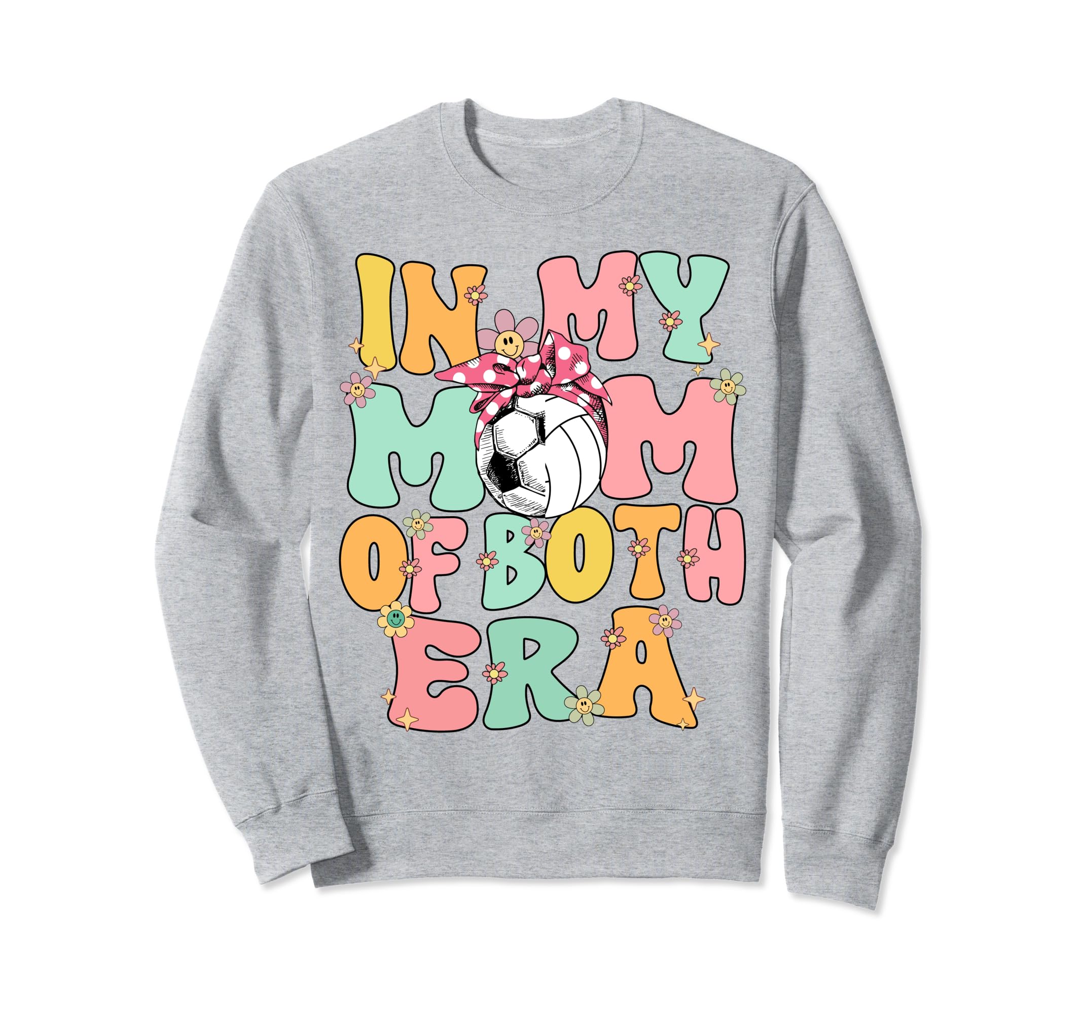 My Mom Both Era Soccer Volleyball Sweatshirt - Minimalist Print Men Women - T-Shirt, Sweatshirt, Hoodie
