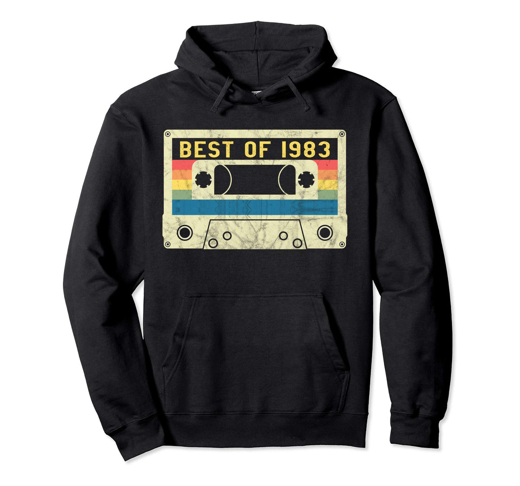 38 Years Gift Best 1983 80S Cassette Hoodie - Streetwear Style for Adults - T-Shirt, Sweatshirt, Hoodie