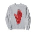 Soccer Goalkeeper Glove Abstract Sweatshirt - Aesthetic Graphic for Adults - T-Shirt, Sweatshirt, Hoodie