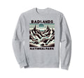 Badlands National Park Geometric Sweatshirt - Graphic Print Unisex - T-Shirt, Sweatshirt, Hoodie