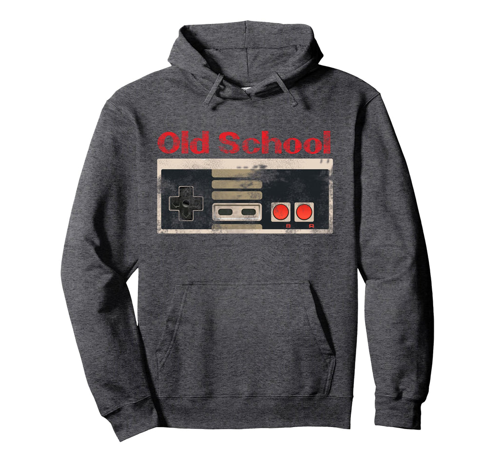 80S Old School Video Game Controller Hoodie - Minimalist Print Men Women - T-Shirt, Sweatshirt, Hoodie