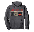 80S Old School Video Game Controller Hoodie - Minimalist Print Men Women - T-Shirt, Sweatshirt, Hoodie