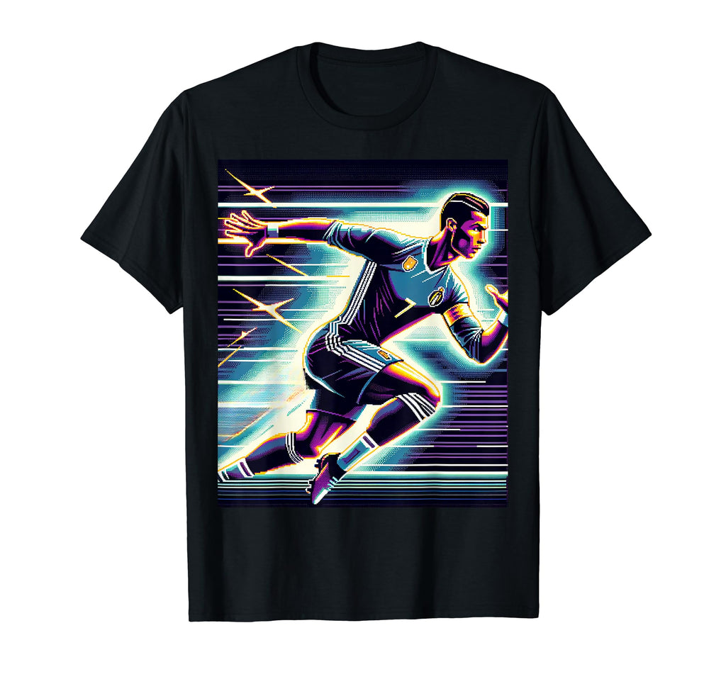Football Star Gaming Arcade Soccer T-Shirt - Novelty Apparel Men Women - T-Shirt, Sweatshirt, Hoodie