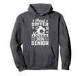 Proud Sister Soccer Senior 2026 Hoodie - Novelty Apparel for Adults - T-Shirt, Sweatshirt, Hoodie