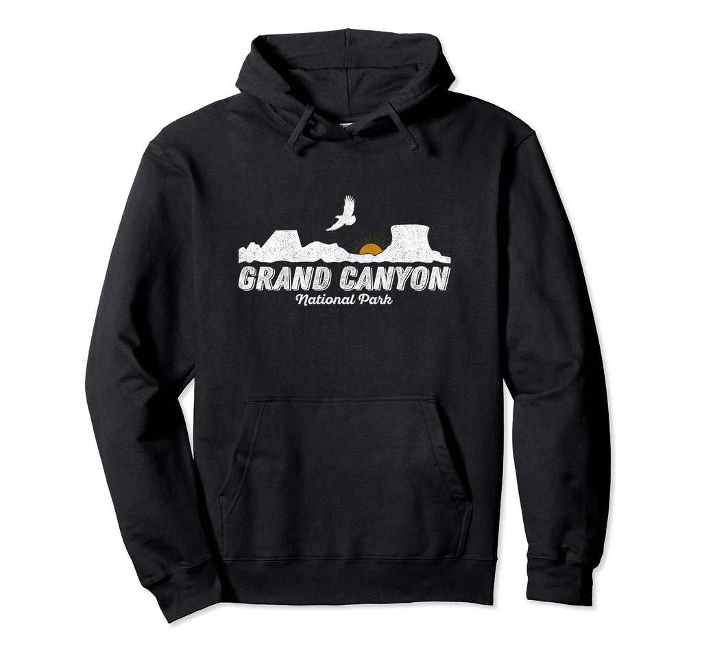 Grand Canyon National Park Distressed Hoodie - Fun Novelty Design Unisex - T-Shirt, Sweatshirt, Hoodie