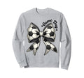 Game Day Soccer Bow Coquette Sweatshirt - Minimalist Print Men Women - T-Shirt, Sweatshirt, Hoodie