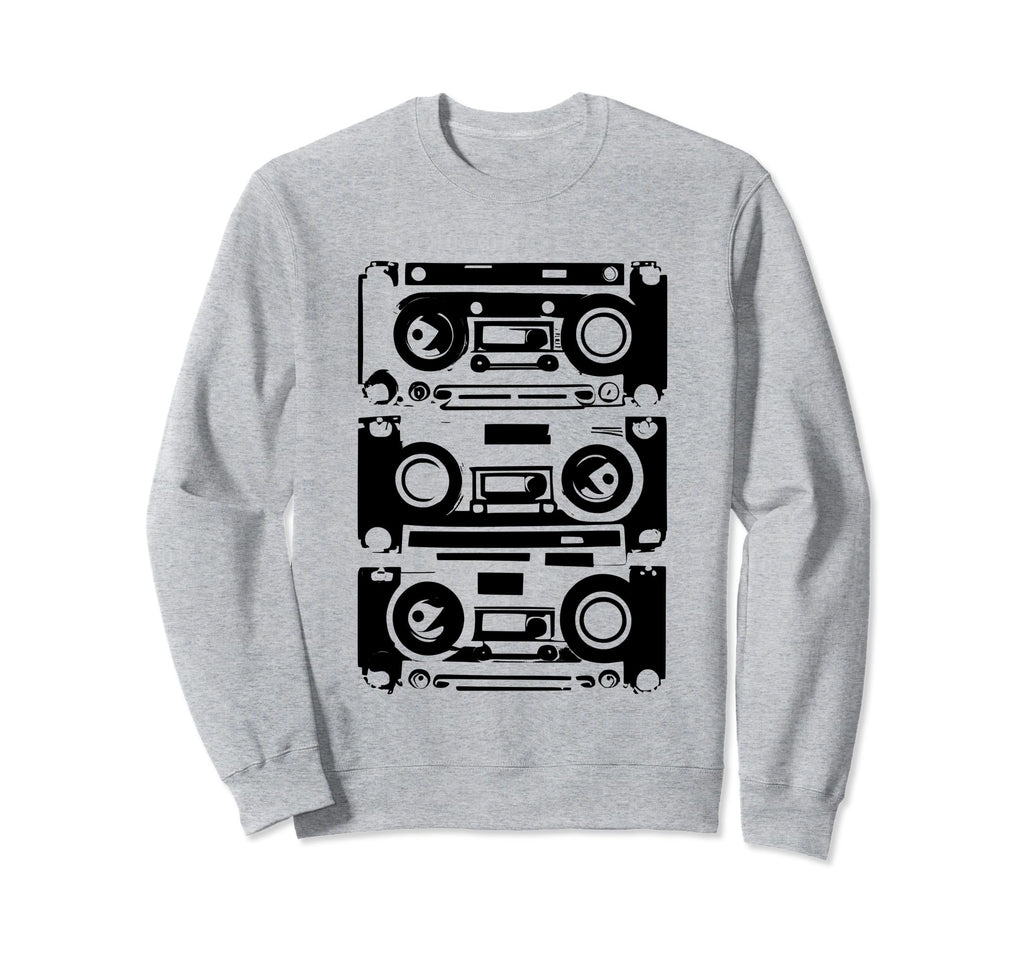 Cassette Tapes Sweatshirt - Fun Novelty Design Unisex - T-Shirt, Sweatshirt, Hoodie