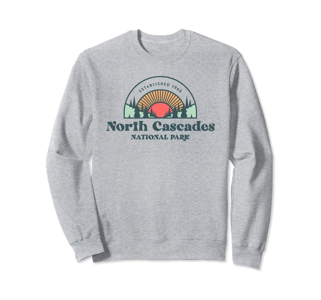 Family Vacation North Cascades Sweatshirt - Custom Art Print Unisex - T-Shirt, Sweatshirt, Hoodie