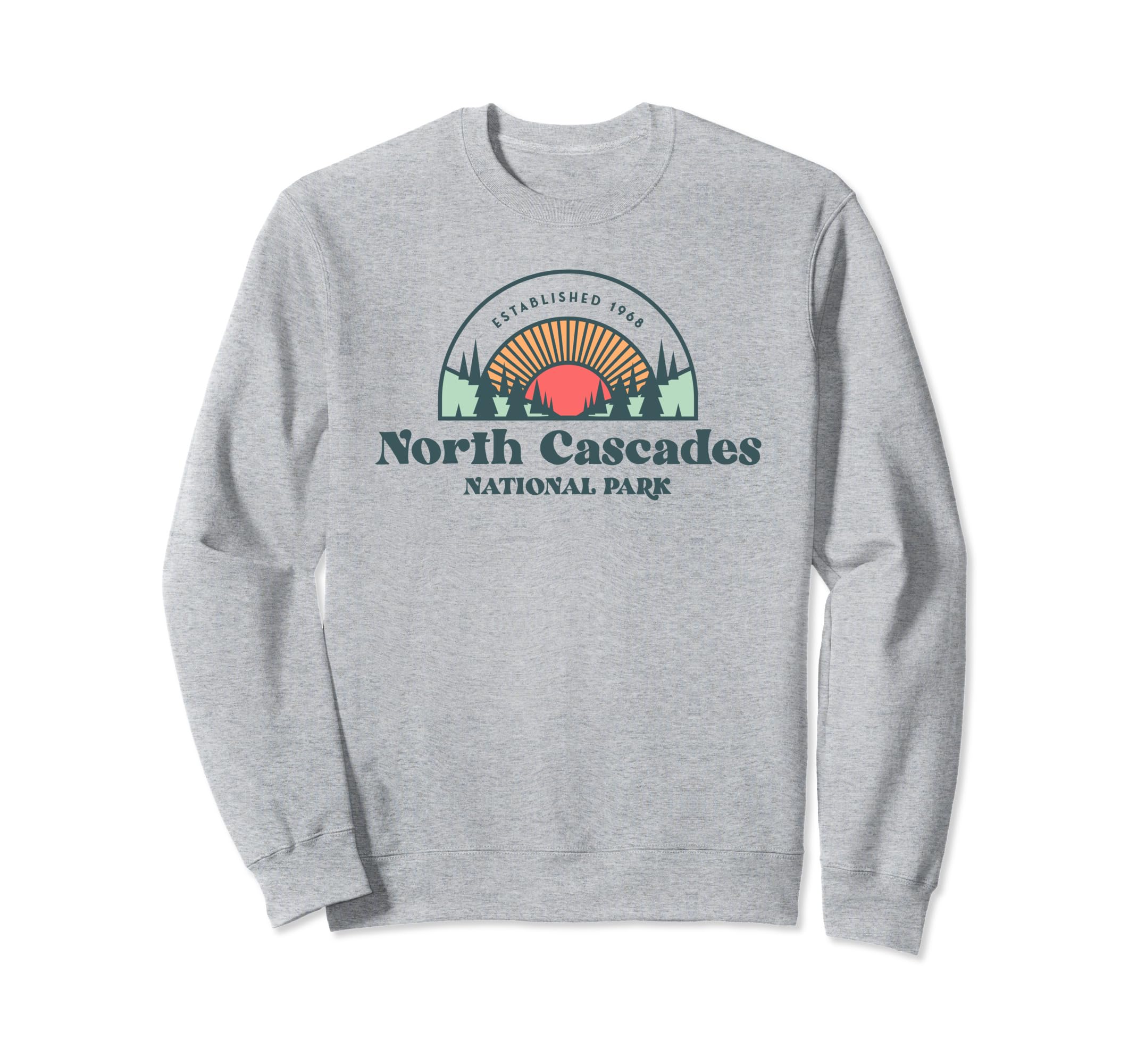 Family Vacation North Cascades Sweatshirt - Custom Art Print Unisex - T-Shirt, Sweatshirt, Hoodie