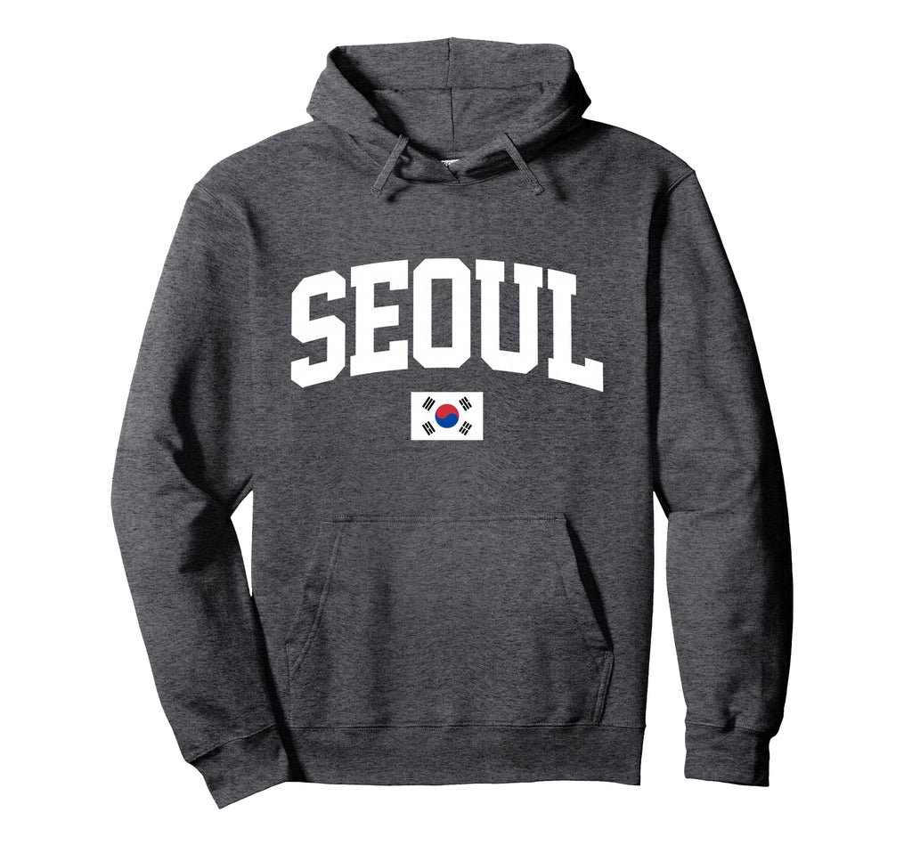 Seoul South Korean Flag Hoodie - Graphic Print for Adults - T-Shirt, Sweatshirt, Hoodie