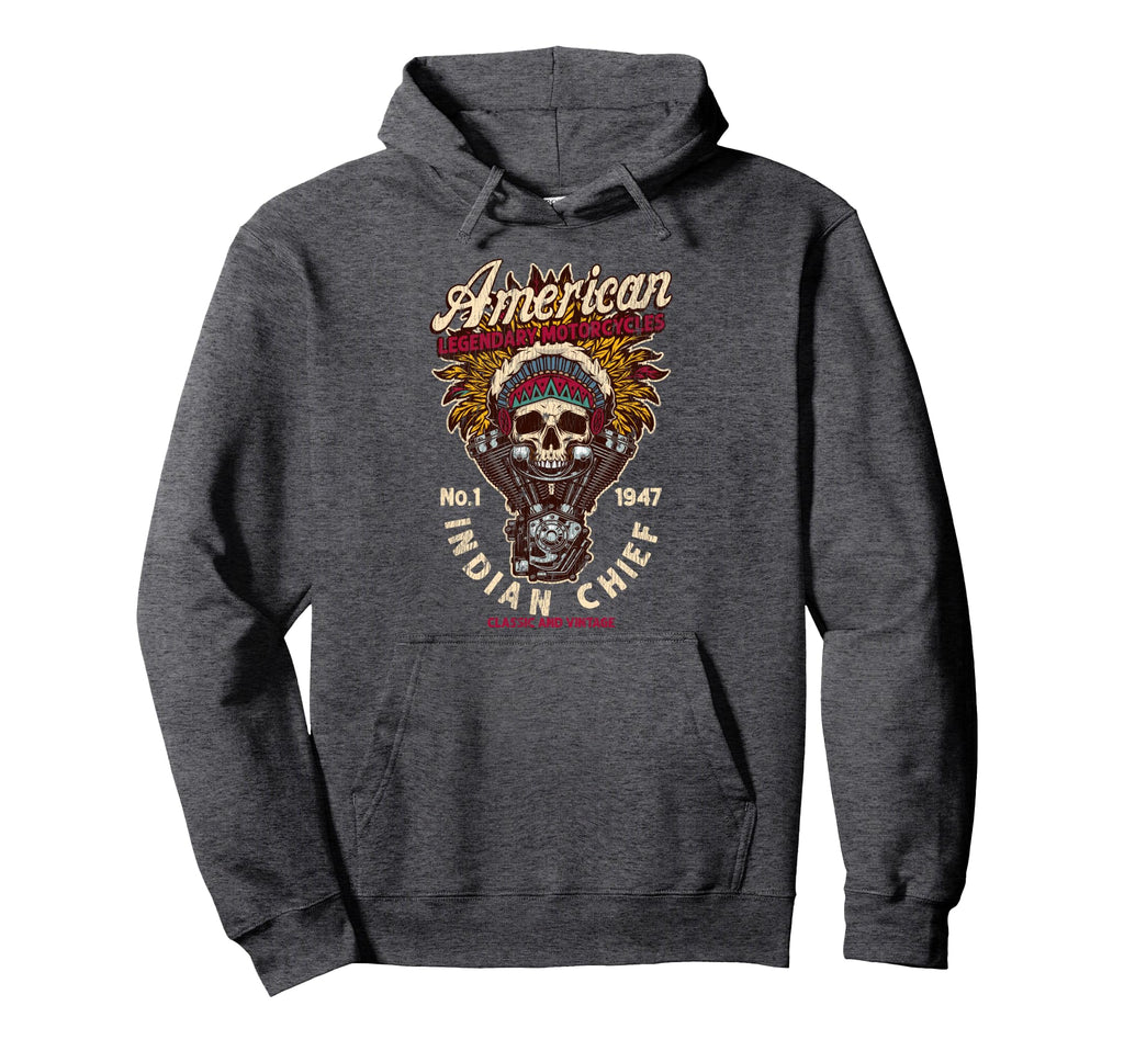 American Motorcycle Indian Native Bikers Hoodie - Aesthetic Graphic Unisex - T-Shirt, Sweatshirt, Hoodie