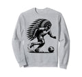 Funny Native American Player Sunset Sweatshirt - Graphic Print for Adults - T-Shirt, Sweatshirt, Hoodie