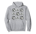 Soccer Bow Game Day Soccer Coquette Bow Hoodie - Unique Graphic Unisex - T-Shirt, Sweatshirt, Hoodie