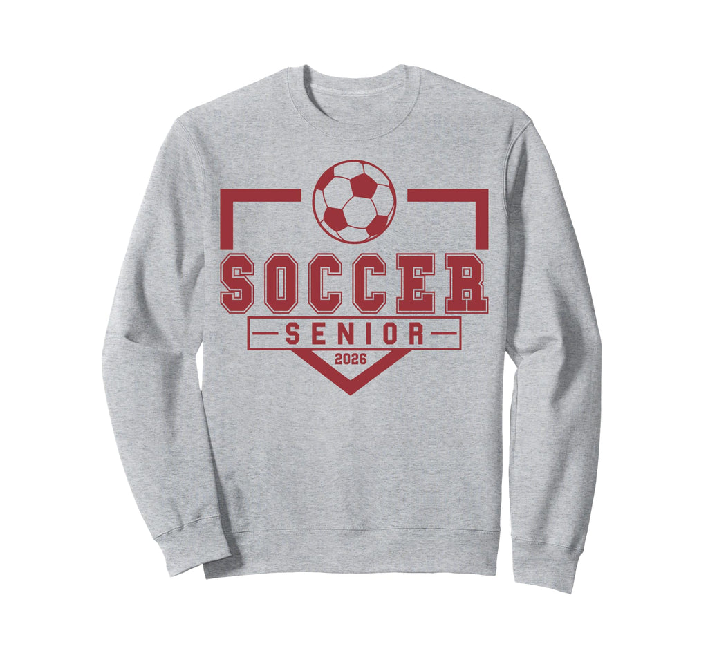 Soccer Senior Night Soccer Senior 2026 Sweatshirt - Graphic Print Unisex - T-Shirt, Sweatshirt, Hoodie