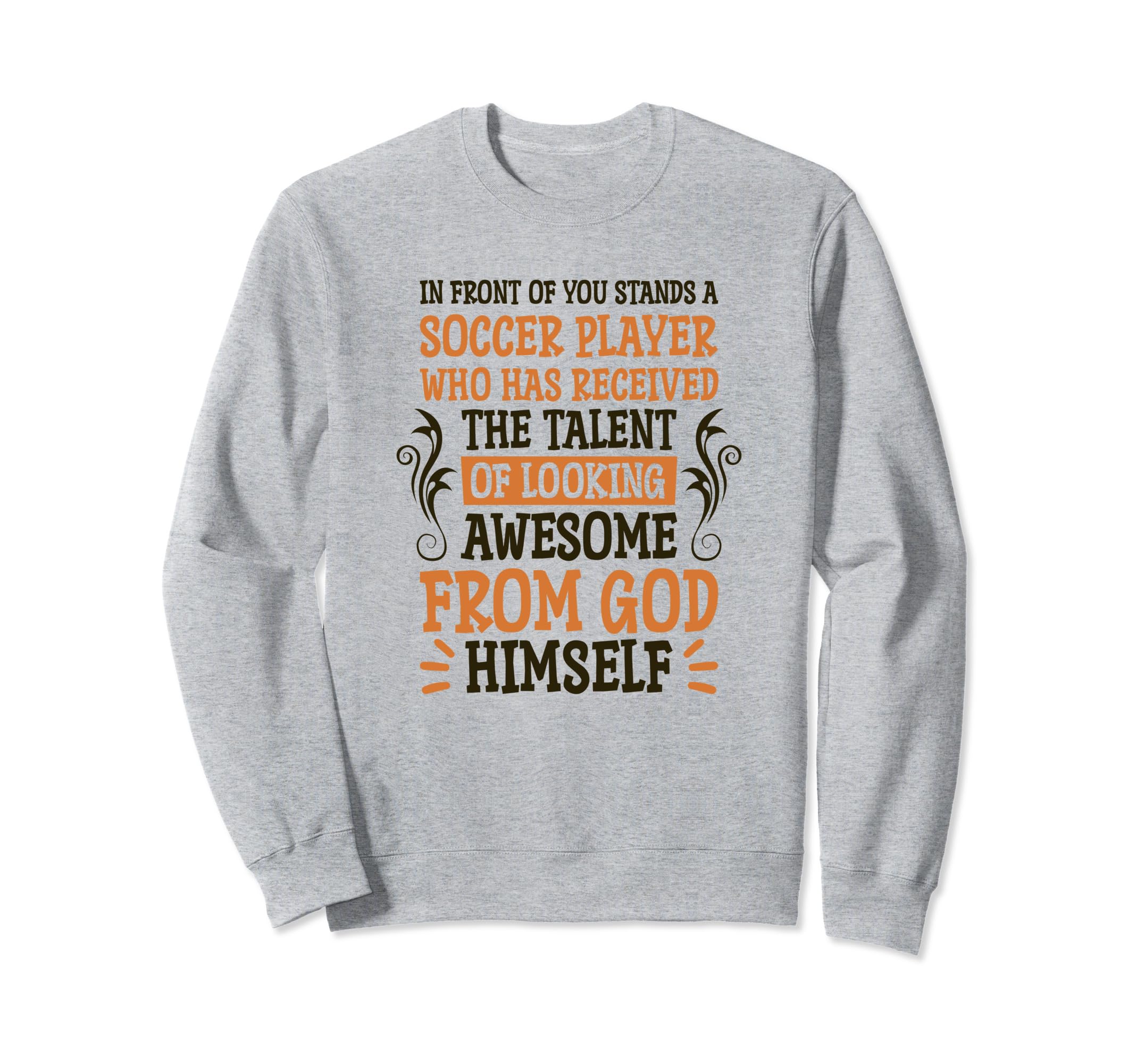 Looking Awesome Soccer Players Sweatshirt - Minimalist Print for Adults - T-Shirt, Sweatshirt, Hoodie