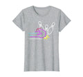 Bowling Colorful Outline Ten Pin T-Shirt - Novelty Apparel for Adults - T-Shirt, Sweatshirt, Hoodie