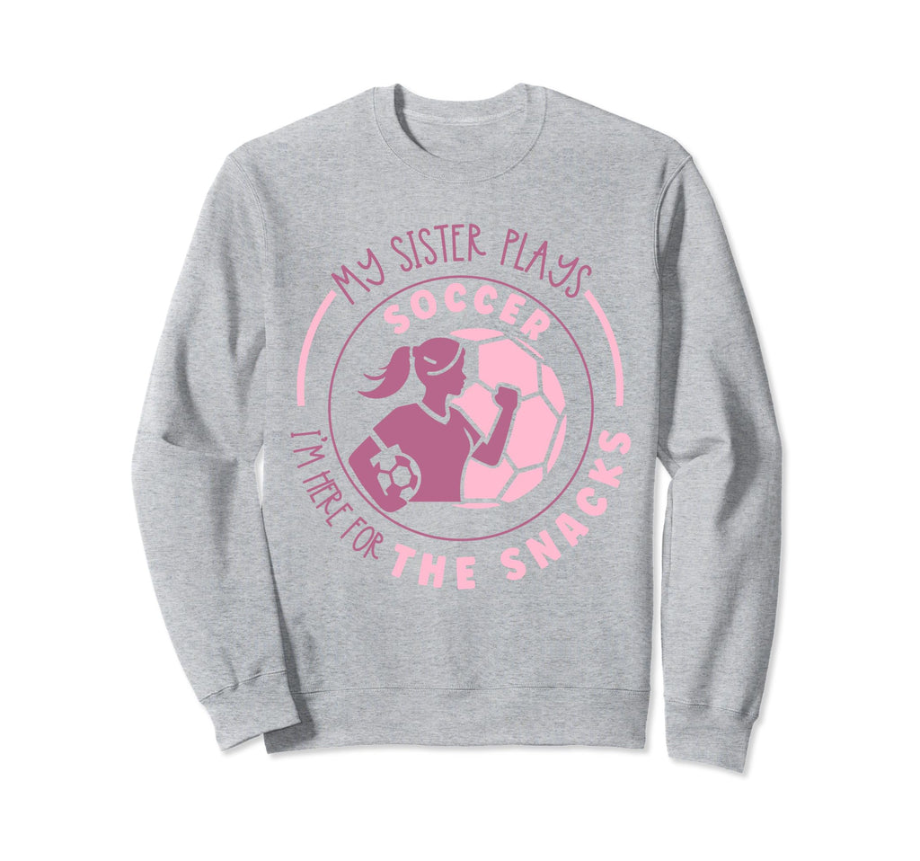 Soccer Siblings Soccer Player Sister Sweatshirt - Minimalist Print Unisex - T-Shirt, Sweatshirt, Hoodie