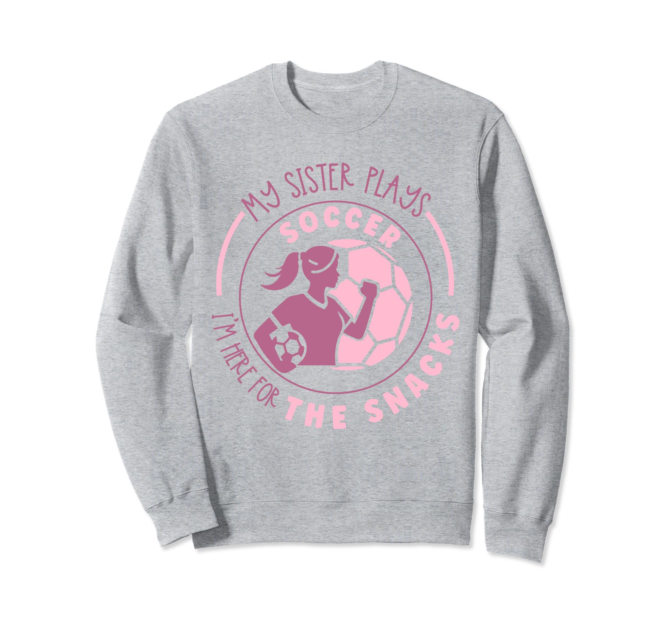 Soccer Siblings Soccer Player Sister Sweatshirt - Minimalist Print Unisex - T-Shirt, Sweatshirt, Hoodie