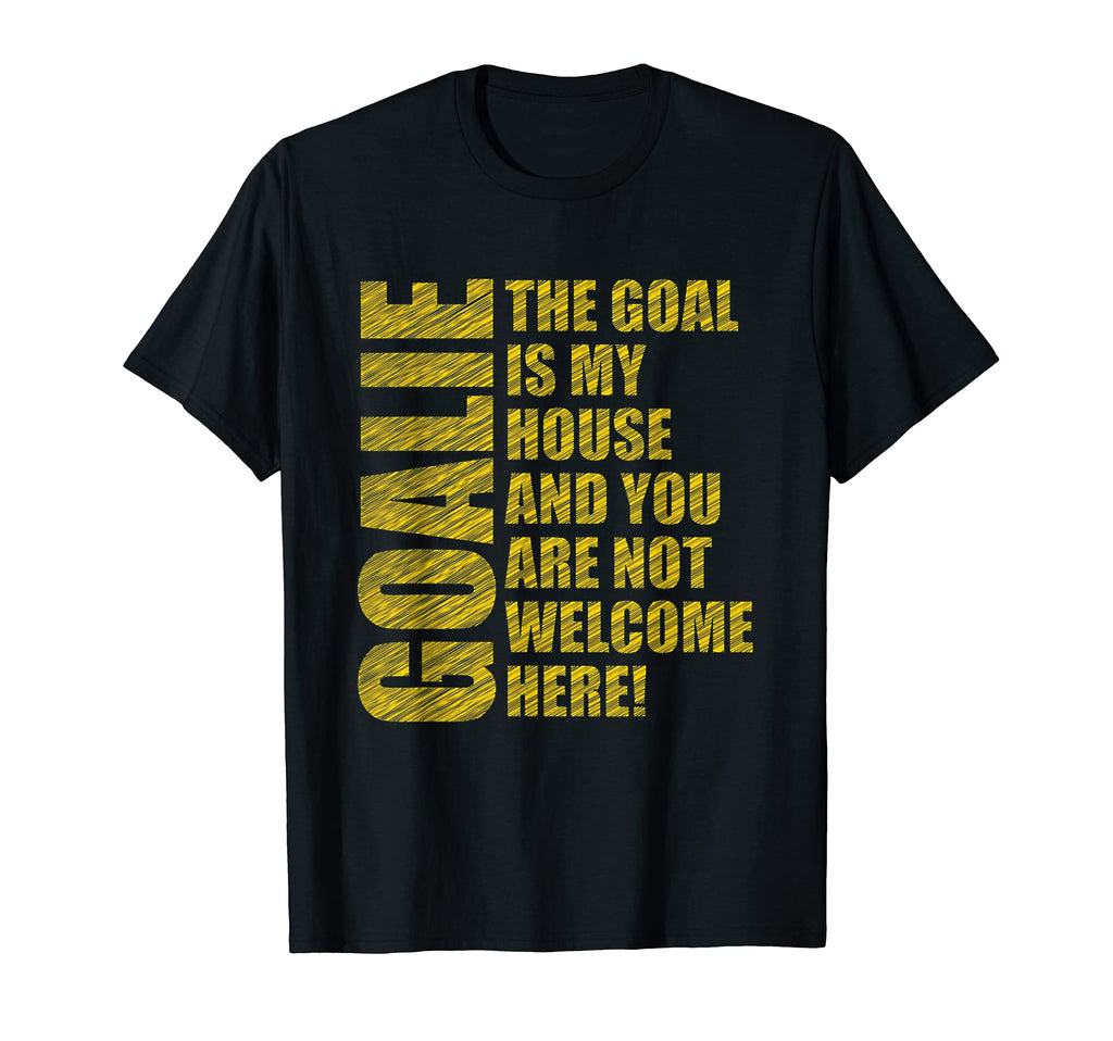 Funny Goalie Goalkeeper Soccer Player T-Shirt - Custom Art Print for Adults - T-Shirt, Sweatshirt, Hoodie