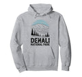 Denali National Park American Hiking Us Hoodie - Aesthetic Graphic Unisex - T-Shirt, Sweatshirt, Hoodie