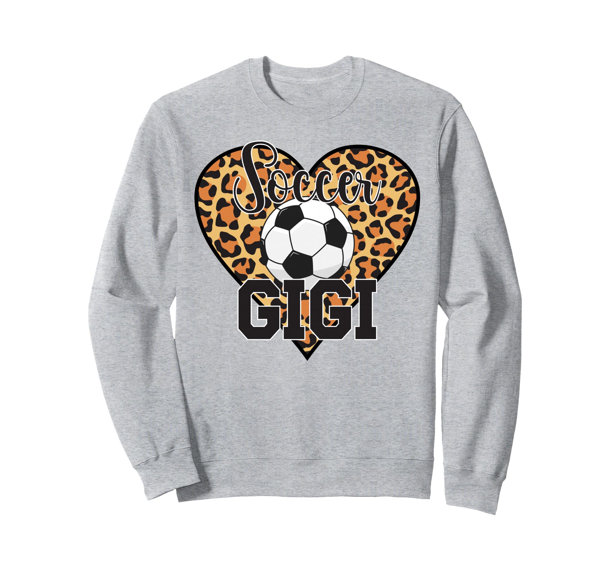 Soccer Gigi Heart Grandma Gigi Soccer Sweatshirt - Minimalist Print Unisex - T-Shirt, Sweatshirt, Hoodie