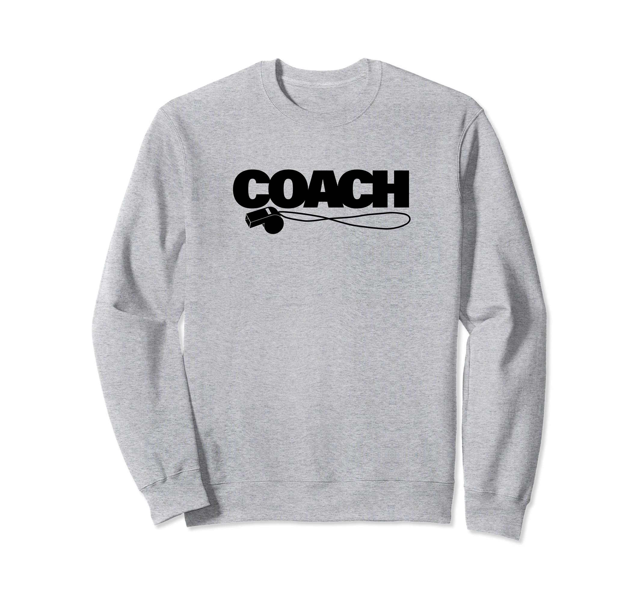 Soccer Baseball Basketball Coach Whistle Sweatshirt - Graphic Print Unisex - T-Shirt, Sweatshirt, Hoodie