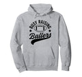 Busy Raising Ballers Football Cheer Mom Hoodie - Trendy Graphic for Adults - T-Shirt, Sweatshirt, Hoodie