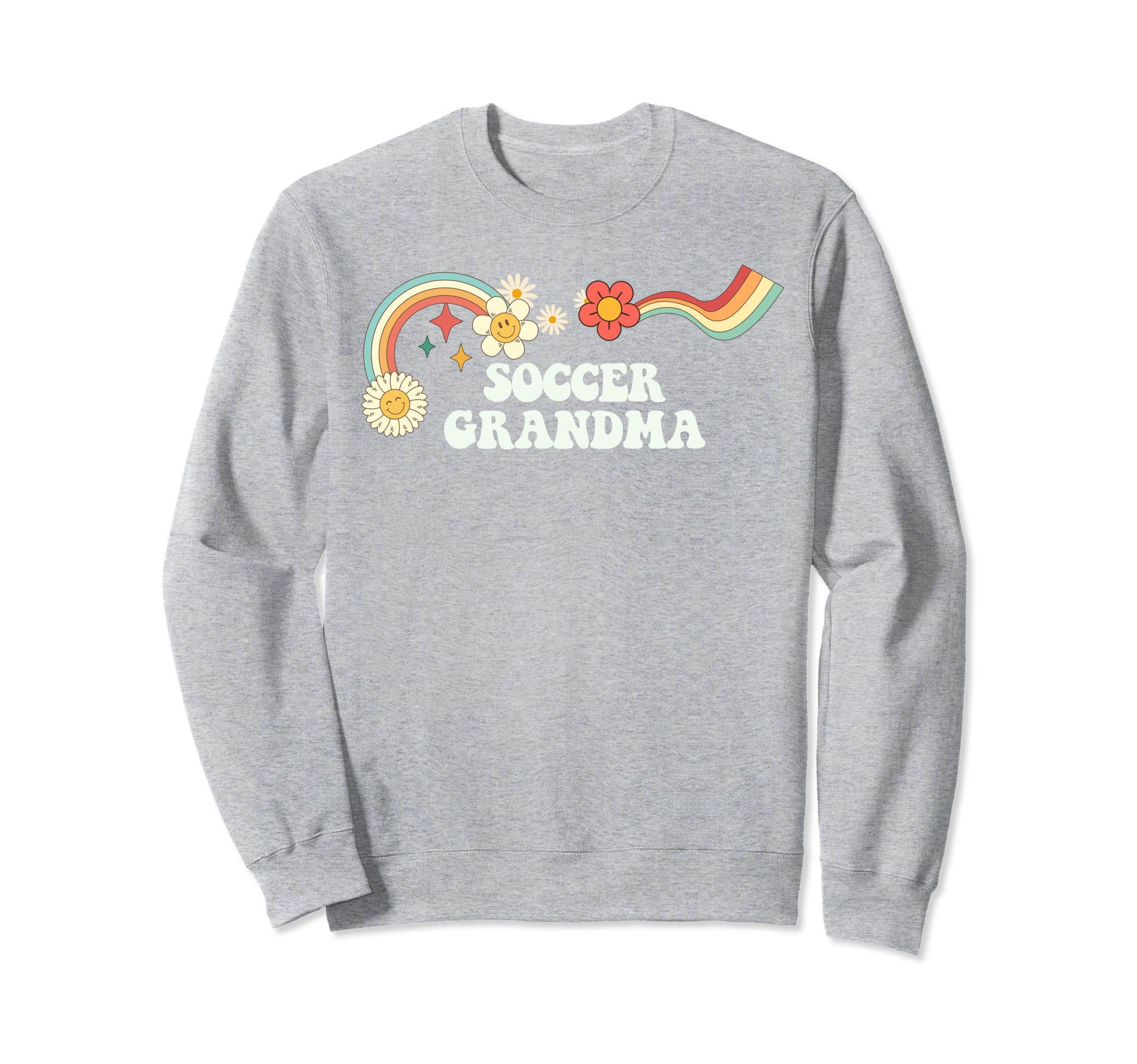 Groovy Funny Soccer Grandma Sweatshirt - Graphic Print Men Women - T-Shirt, Sweatshirt, Hoodie