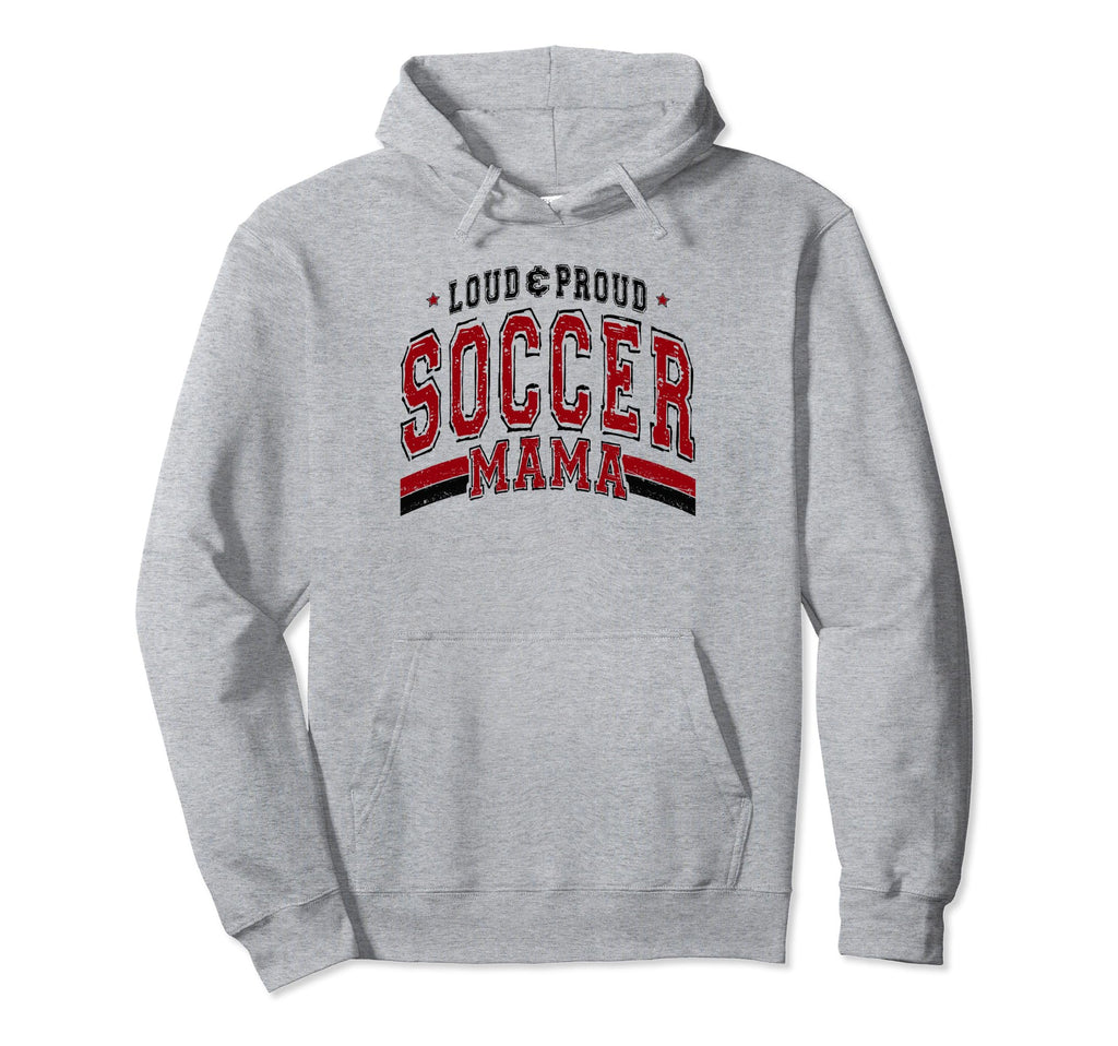 Soccer Mom Soccer Mama Mothers Day Red Hoodie - Fun Novelty Design Unisex - T-Shirt, Sweatshirt, Hoodie