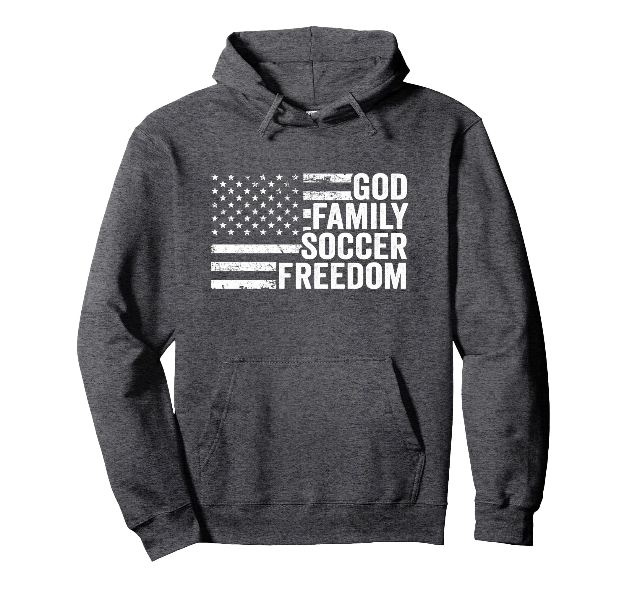 God Family Soccer Freedom Player Hoodie - Streetwear Style for Adults - T-Shirt, Sweatshirt, Hoodie