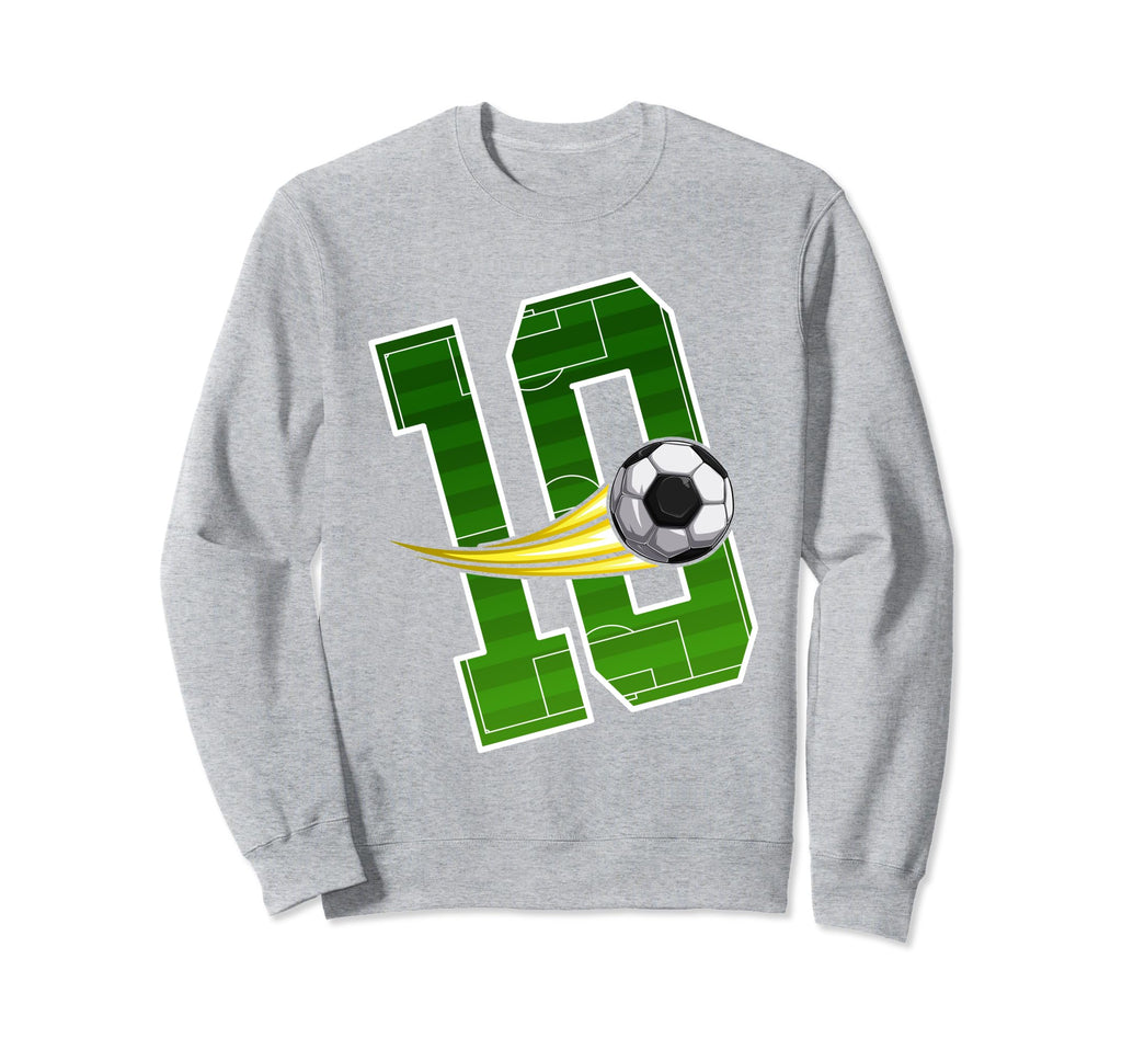 Soccer 10Nd Birthday Im 10 Sweatshirt - Minimalist Print for Adults - T-Shirt, Sweatshirt, Hoodie
