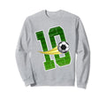 Soccer 10Nd Birthday Im 10 Sweatshirt - Minimalist Print for Adults - T-Shirt, Sweatshirt, Hoodie