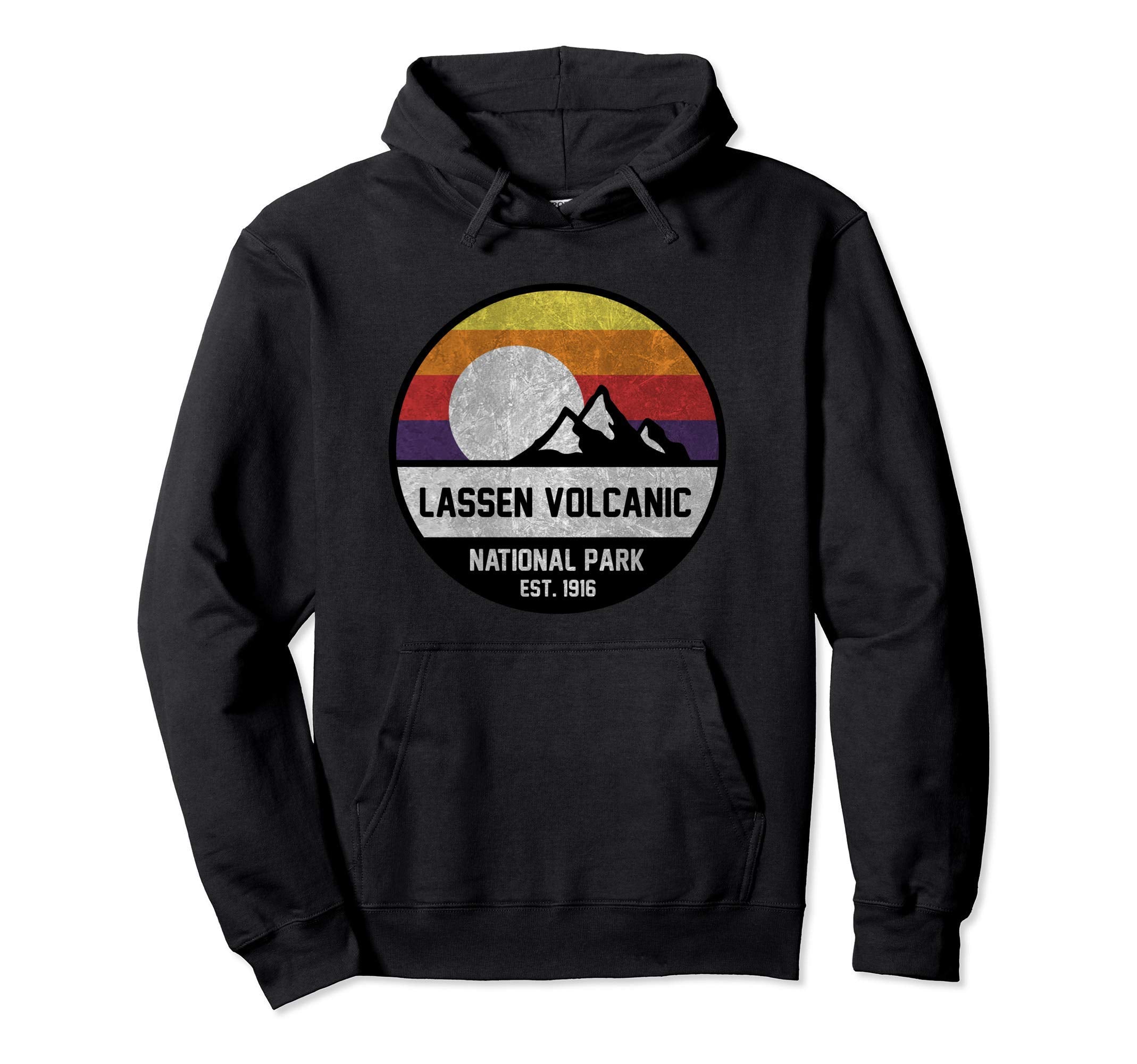 Lassen Volcanic National Park Mountain Hoodie - Graphic Print Unisex - T-Shirt, Sweatshirt, Hoodie