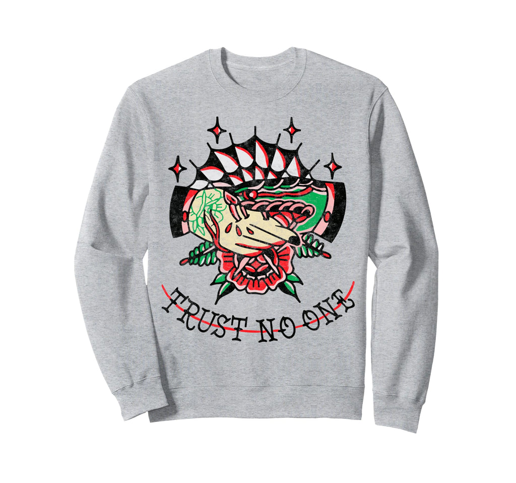 Handshake Snake Trust No One Sweatshirt - Custom Art Print for Adults - T-Shirt, Sweatshirt, Hoodie