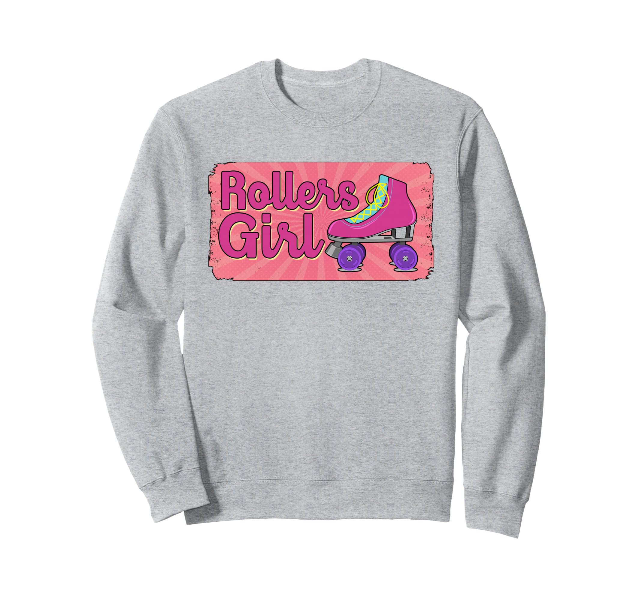 70S 80S Skating Roller Skates Sweatshirt - Custom Art Print Unisex - T-Shirt, Sweatshirt, Hoodie
