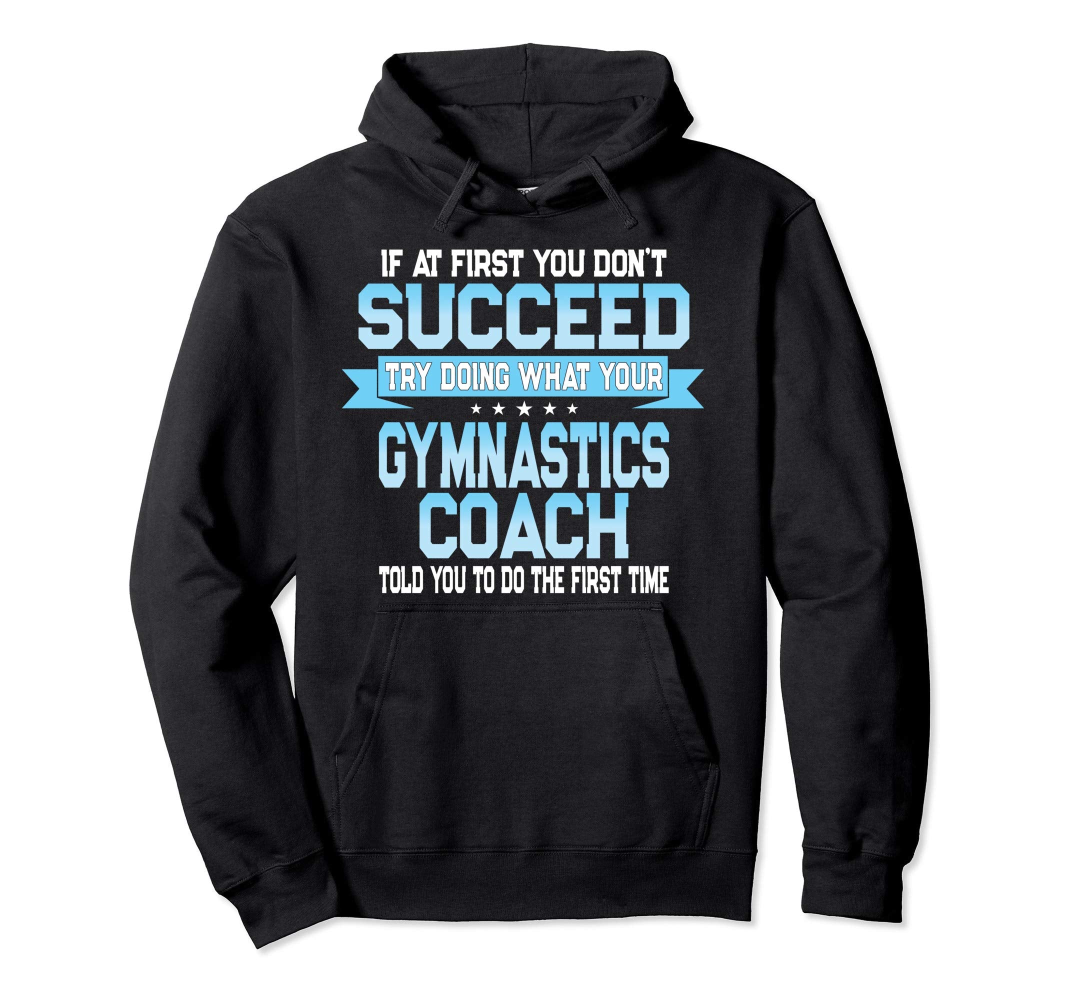 Fun Sport Coach Funny Gymnastics Coach Hoodie - Unique Graphic Unisex - T-Shirt, Sweatshirt, Hoodie